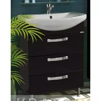 Тумба с раковиной Акватон Ария 65 Н черная