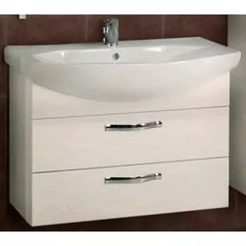 Тумба с раковиной Акватон Ария 80 М белая