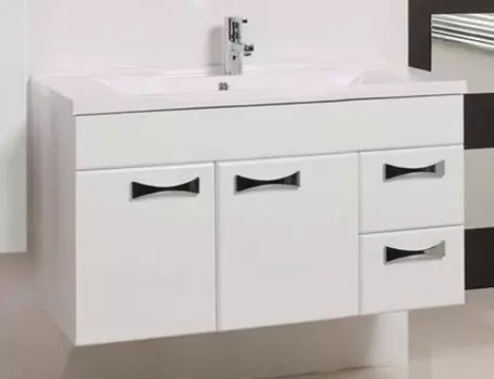 Тумба с раковиной Акватон Диор 100, белый