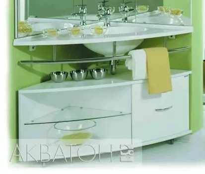 Тумба с раковиной Акватон Корнер 100