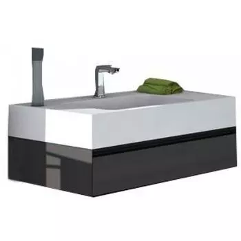 Тумба с раковиной Акватон Ричмонд 80 черная