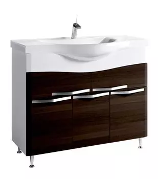 Тумба с раковиной Alavann Латте 100, венге