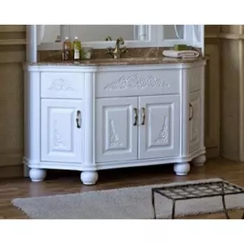 Тумба с раковиной Аллигатор Классик 140A, белый