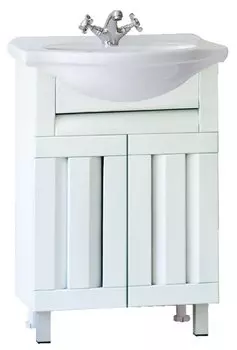 Тумба с раковиной Аллигатор Марко 1 55, белый