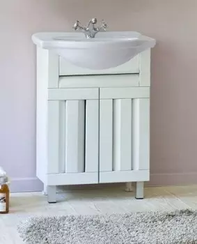 Тумба с раковиной Аллигатор Марко 1 75, белый