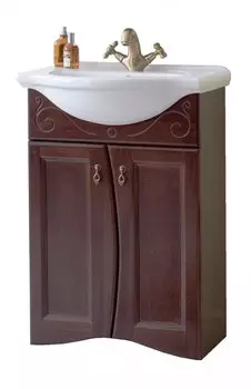 Тумба с раковиной Аллигатор Милана 1 75, орех