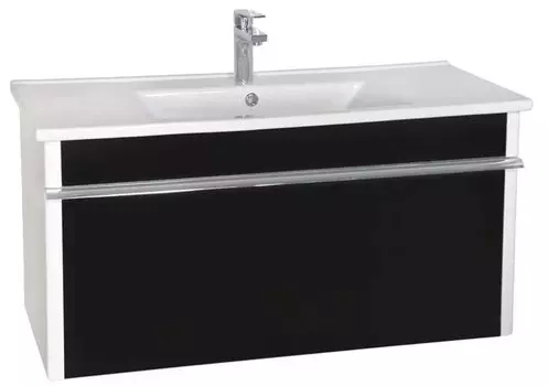 Тумба с раковиной Aquarodos Париж 100 Черная консольная