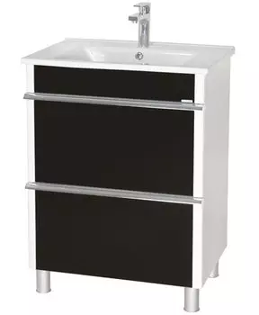 Тумба с раковиной Aquarodos Париж 65 Черная