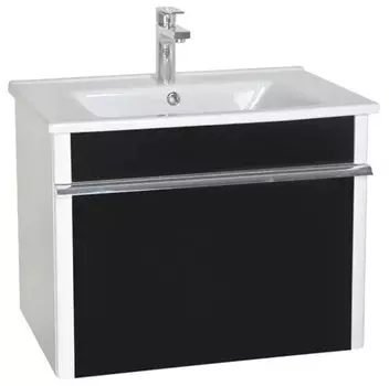 Тумба с раковиной Aquarodos Париж 65 Черная консольная