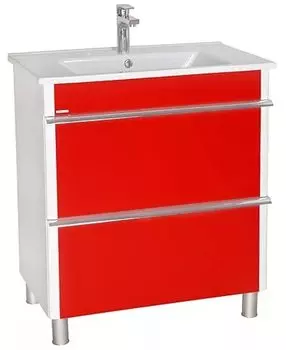 Тумба с раковиной Aquarodos Париж 75 Красная