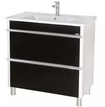 Тумба с раковиной Aquarodos Париж 85 Черная