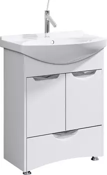 Тумба с раковиной Aqwella Ультра Люкс 65