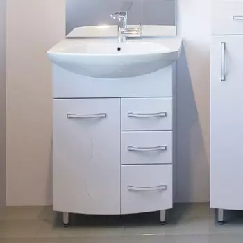 Тумба с раковиной ASB-Mebel Грета 60 напольная с дверцей