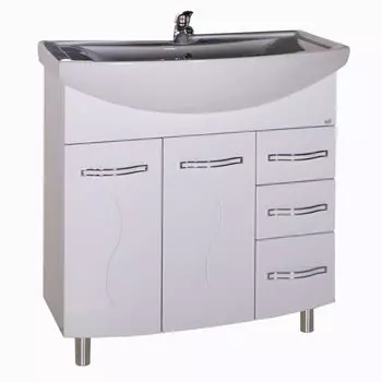 Тумба с раковиной ASB-Mebel Грета 80 напольная с дверцами