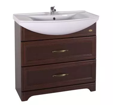 Тумба с раковиной ASB-Woodline Берта 85 массив ясеня