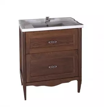 Тумба с раковиной ASB-Woodline Римини Nuovo 60 антикварный орех