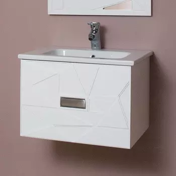 Тумба с раковиной Атолл Корсо 260 белая