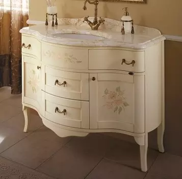 Тумба с раковиной Bagno Piu Palladio 110 Венецианская патина с орнаментом