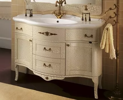 Тумба с раковиной Bagno Piu Palladio 110 Кракелюр