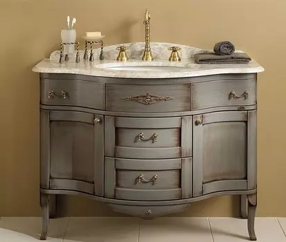 Тумба с раковиной Bagno Piu Palladio 110 Серый Лондон