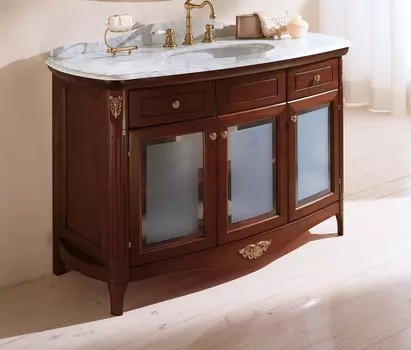 Тумба с раковиной Bagno Piu Poesia 128 Орех