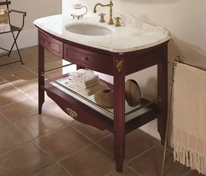 Тумба с раковиной Bagno Piu Poesia 128 Палисандр