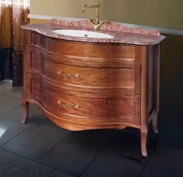 Тумба с раковиной Bagno Piu Raffaello 110 Орех со столешницей