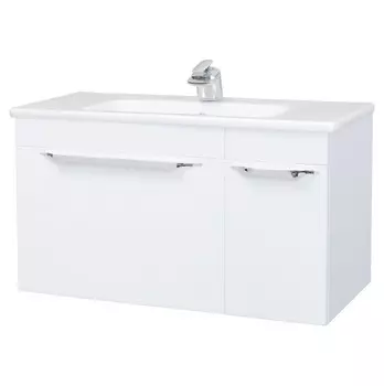 Тумба с раковиной Bellezza Альдо 80 белая