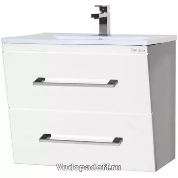 Тумба с раковиной Bellezza Берта 75 подвесная, бежевый