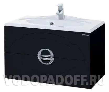 Тумба с раковиной Bellezza Флоренция 80, черный