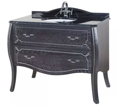 Тумба с раковиной Bellezza Грация Люкс 100, черный