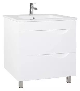 Тумба с раковиной Bellezza Эйфория 80, белый