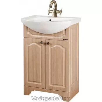 Тумба с раковиной Bellezza Камелия 55, бежевый