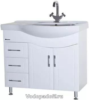 Тумба с раковиной Bellezza Коралл 85 L