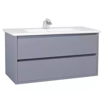 Тумба с раковиной Bellezza Лоренцо 100 серебро