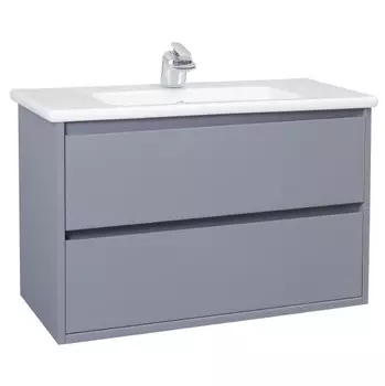 Тумба с раковиной Bellezza Лоренцо 80 серебро