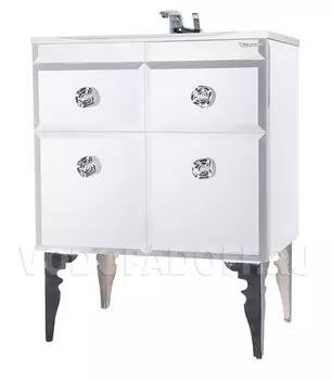 Тумба с раковиной Bellezza Луссо 65, белый