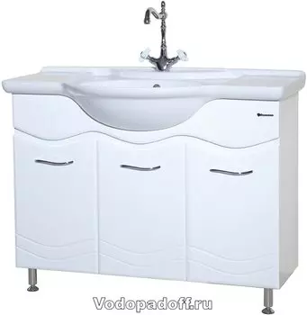 Тумба с раковиной Bellezza Мари 105, белый