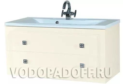 Тумба с раковиной Bellezza Милан 100, бежевый