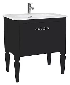 Тумба с раковиной Bellezza Мираж 80, черный