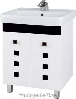 Тумба с раковиной Bellezza Натали 60, черный