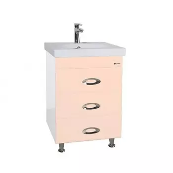 Тумба с раковиной Bellezza Неаполь 60 напольная, бежевый