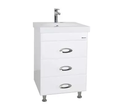 Тумба с раковиной Bellezza Неаполь 70 напольная, белый