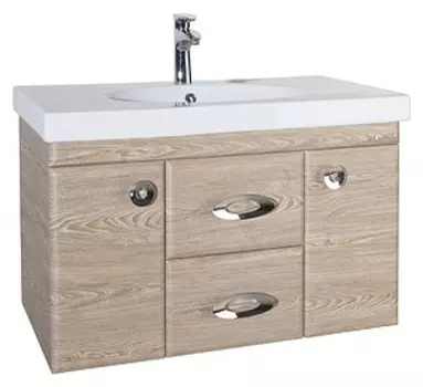 Тумба с раковиной Bellezza Неаполь 90 подвесная, дуб