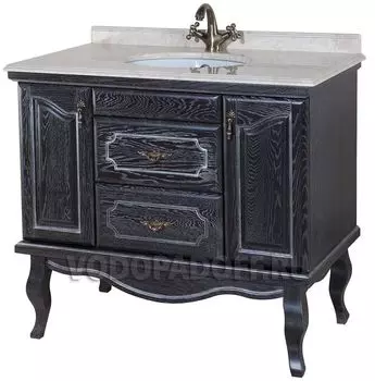 Тумба с раковиной Bellezza Рим 110, черный