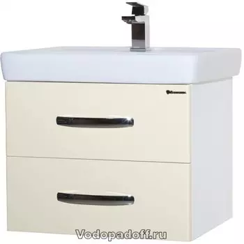 Тумба с раковиной Bellezza Рокко 60 подвесная, бежевый