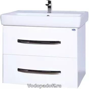 Тумба с раковиной Bellezza Рокко 80 подвесная, белый