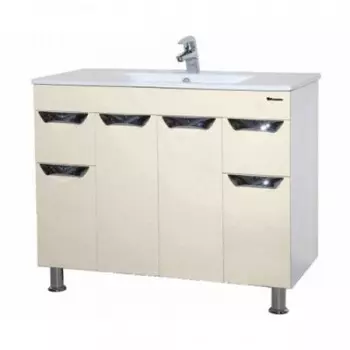 Тумба с раковиной Bellezza Симона 100, бежевый