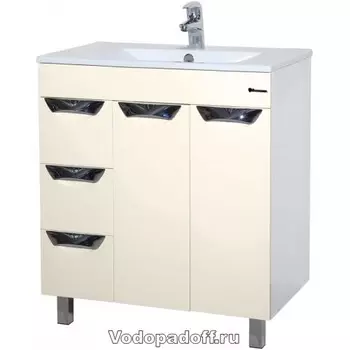 Тумба с раковиной Bellezza Симона 75, бежевый