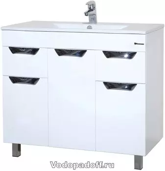 Тумба с раковиной Bellezza Симона 90, белый